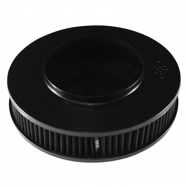 TFI Racing TFI-45729 Extraflow All Black Air Cleaner Filter 9"x 2" Assy fit Holley 5-1/8" Base