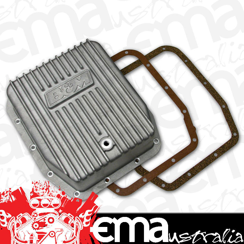 B&M BM40291 Cast Alloy Deep Transmission Pan Suit Ford Aod, Aode & 4R70W Trans
