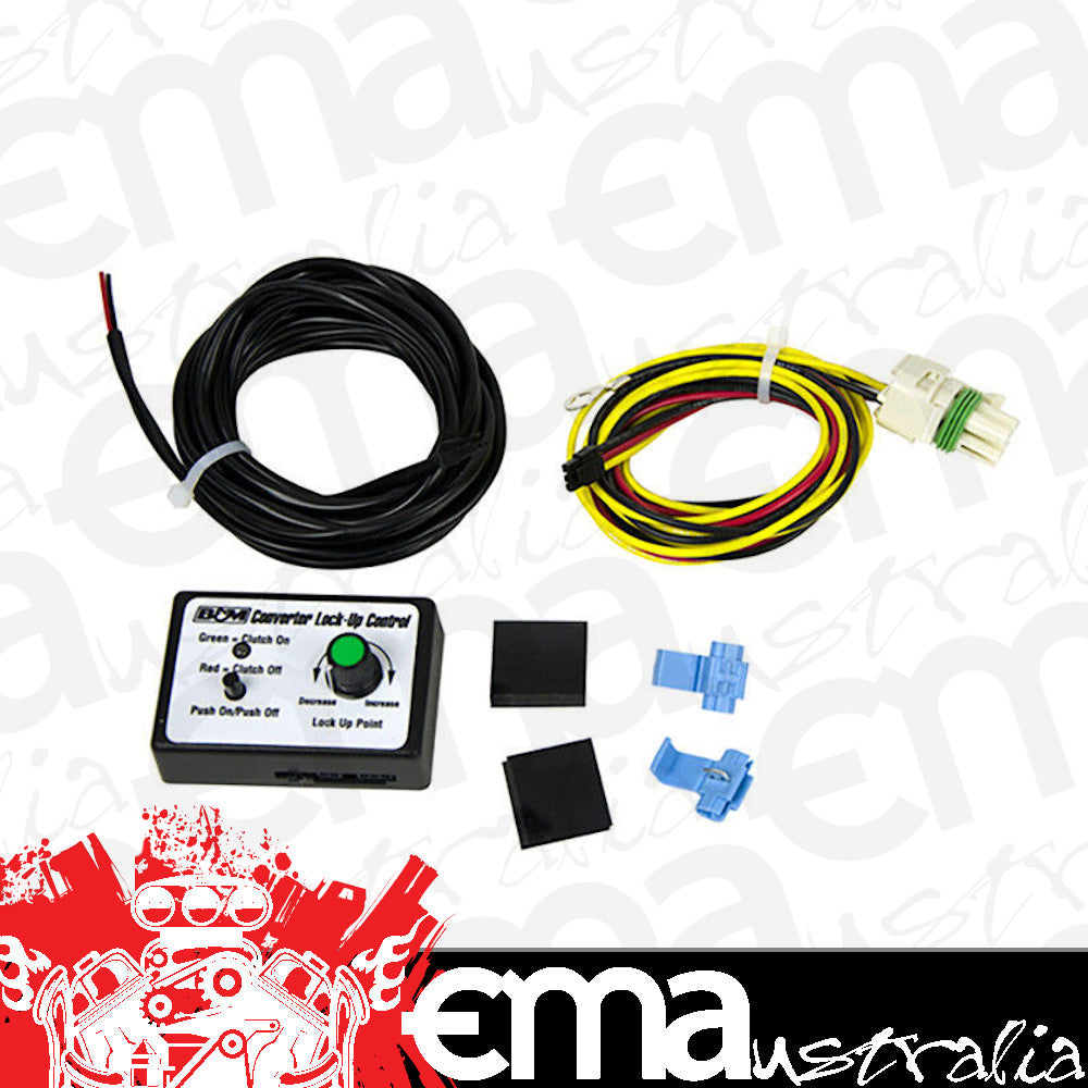 GM TH-700, 200, 200-4R, 350 and 4L60 with a lockup converter Convertor Control Kit Suit 700R4/TH350C/4L60/200-4R Trans B&M Racing BM70248