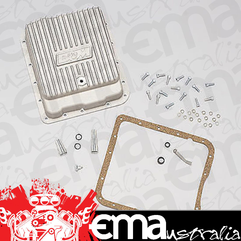 B&M BM70260 Alloy Transmission Deep Pan Gm 4L60, 4L60E, 700R4 Natural Finish
