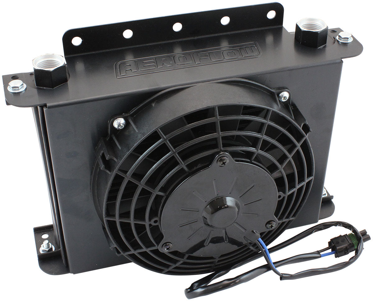 MODULAR OIL COOLER FAN SHROUD COMBO 330x193x51mm 25 ROW Aeroflow - AF 72-4125