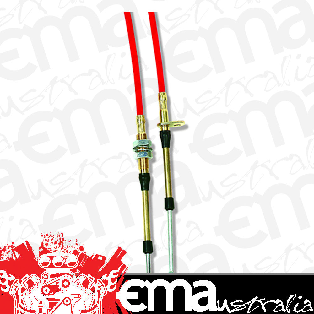 B&M BM80834 Race Shifter Cable (8 Ft., Super Duty, Eyelet/Thread Ends)