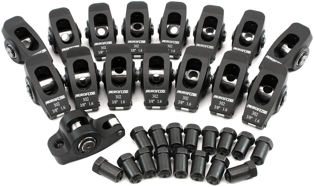 Aeroflow Performance Products AF95-1120 Ford SB Rocker Arms 3/8" Stud 1.6
