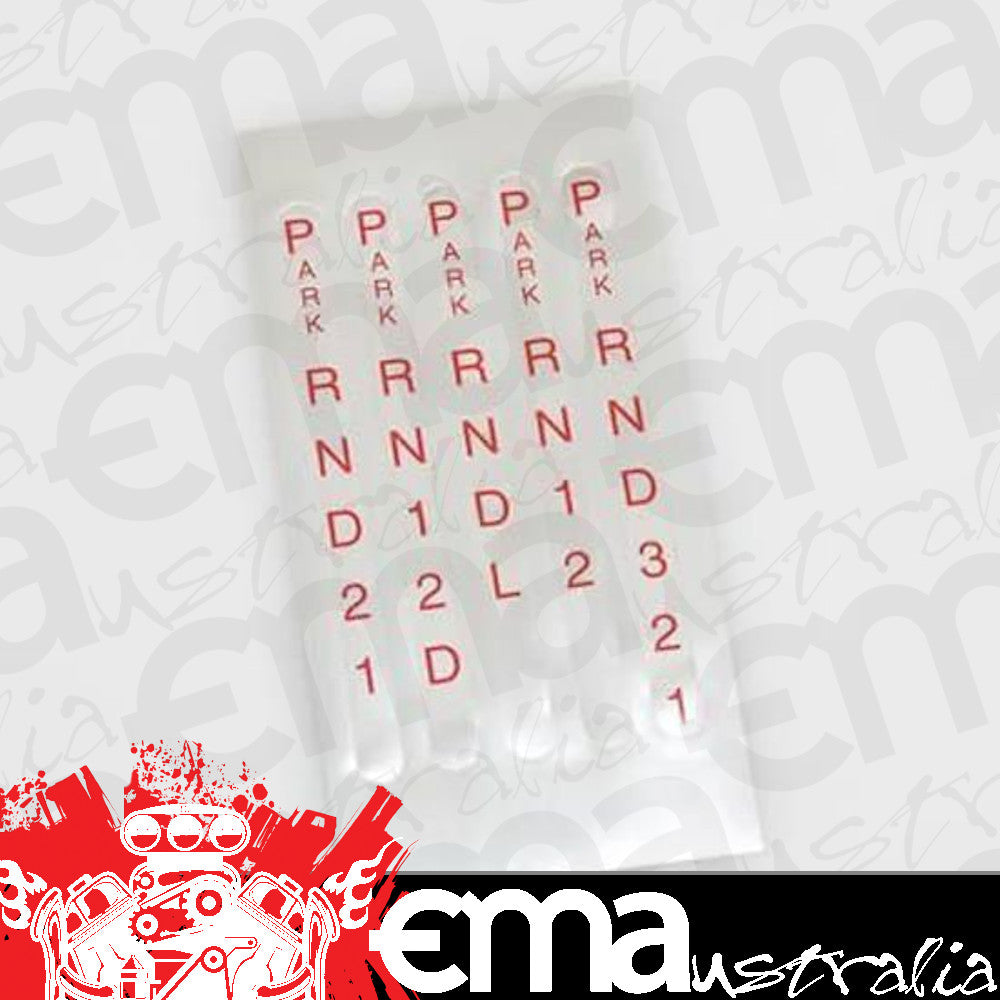 For B&M Pro Stick Shifters 80701, 80702, 80706 Replacement Shifter Indicator Decal B&M Racing BM80847