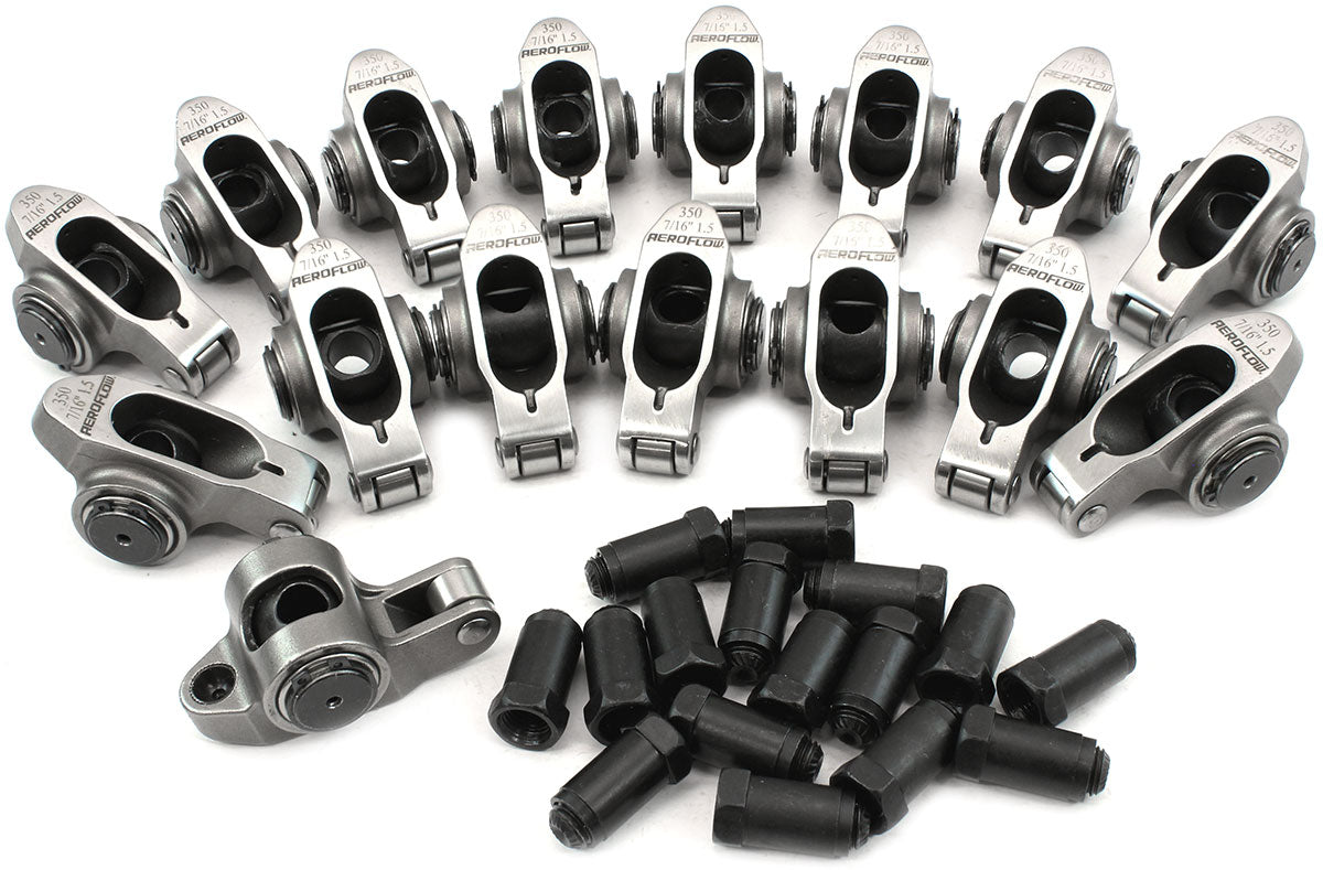 Aeroflow AF95-1205 Chev SB S/S Rocker Arms 7/16" Stud