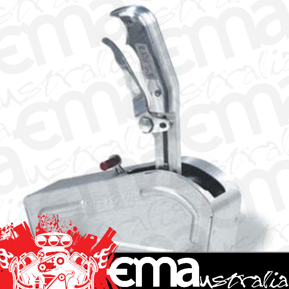B&M BM81040 Magnum Grip Pro Stick Shifter (3 & 4 Speed Gate Shifter, Lightweight Aluminium Cover, 5' Super Duty Race Cable)