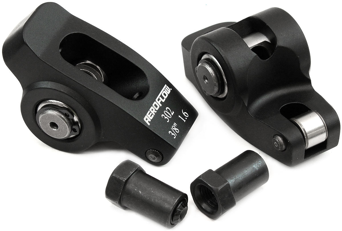 Aeroflow AF95-1120-2 Ford SB Rocker Arms 3/8" Stud 1.6