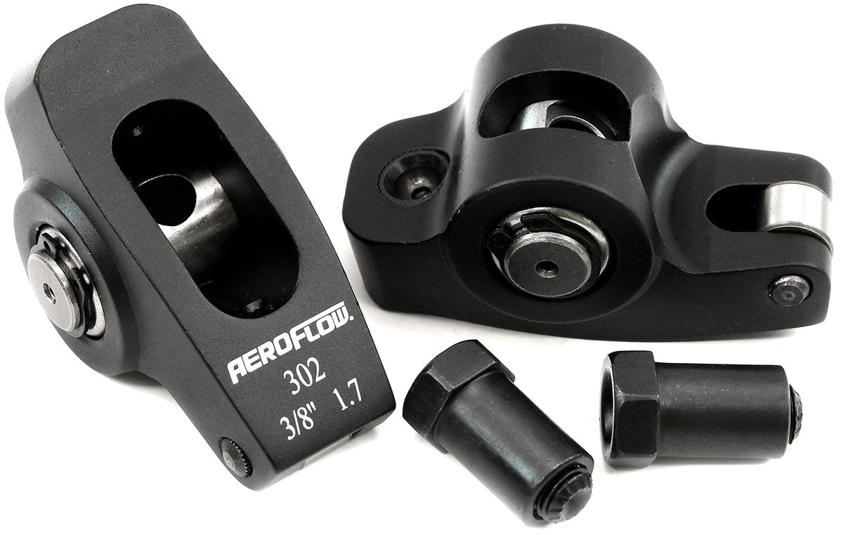 Aeroflow AF95-1121-2 Ford SB Rocker Arms 3/8" Stud 1.7