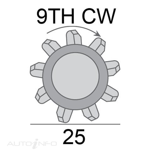 JAS Oceania Early Chev 1957 283 Starter Motor SND032