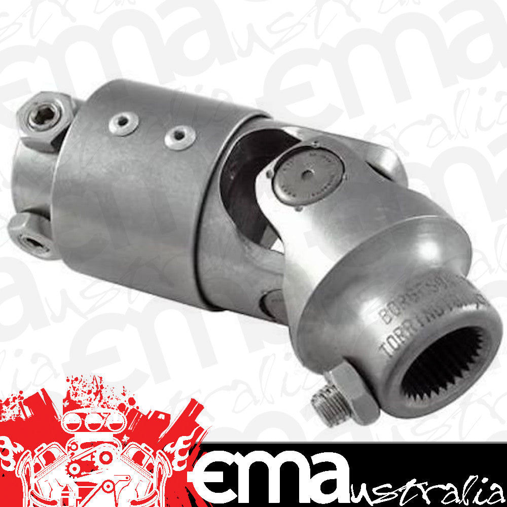 Borgeson 154934 Steering U-Joint/Vibration Damper, Stainless Steel, 3/4DD X 3/4-36
