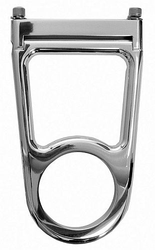 Borgeson BOR913205 5" Polished Billet Aluminium Column Drop - Open For 2" Dia Steering Columns