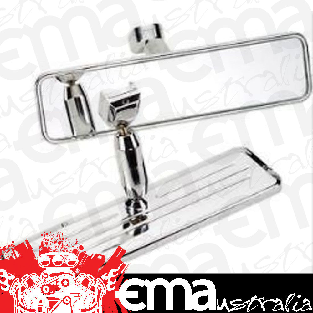 Billet Specialties BS257330 Polished Aluminium Interior Mirror Plain Style