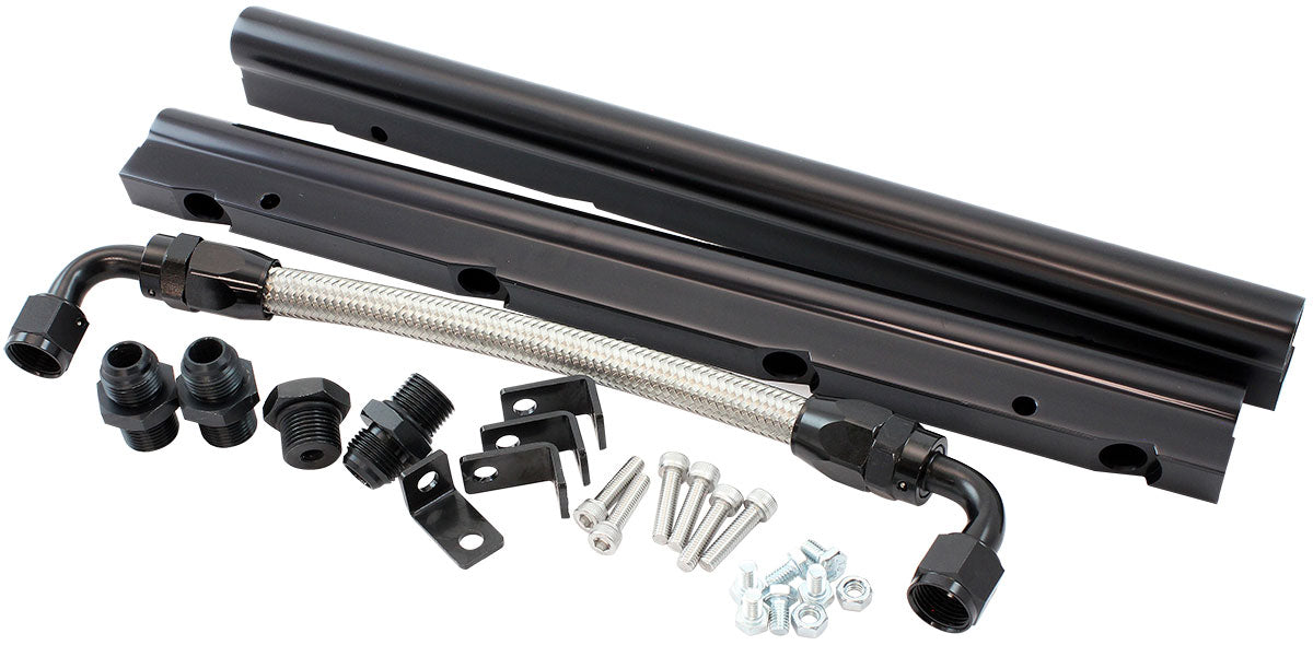 Aeroflow AF6999-5001 Gm LS Fuel Rail Kit EFI IntakeManifold Cathedral Hi Rise LS1Ls2 Aeroflow - Af6999-5001