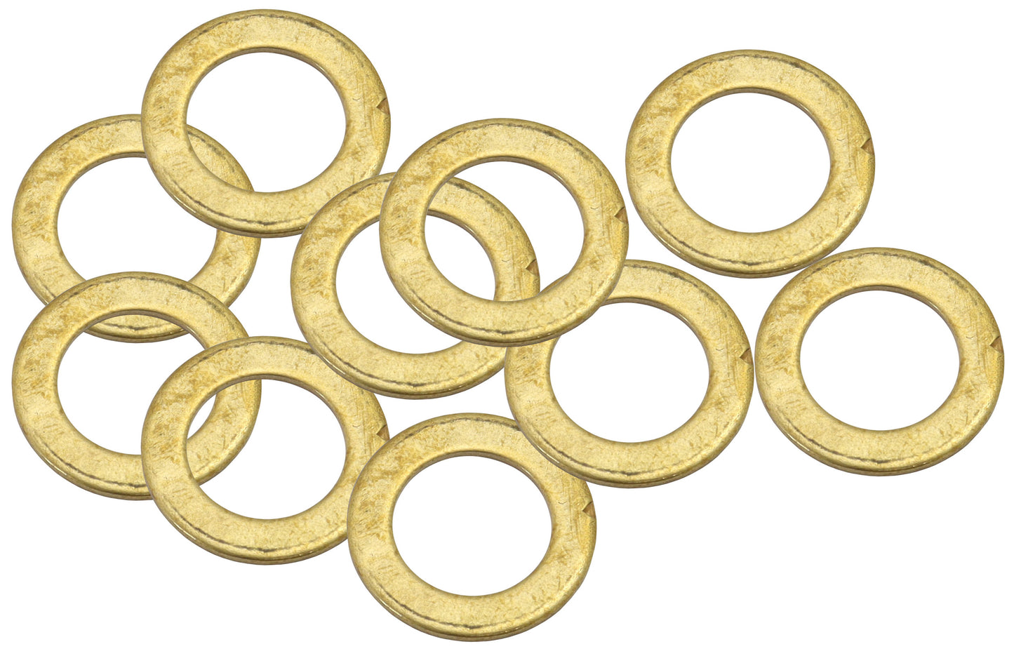 Aeroflow AF181-10 Brass Crush Washer Metric M10 10mm ID Suit M10 Thread 10 Pac