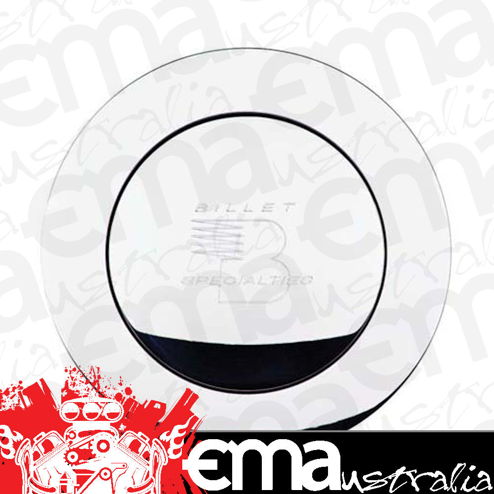 Billet Specialties BS32625 Billet Horn Button Large With Billetspecialties Logo