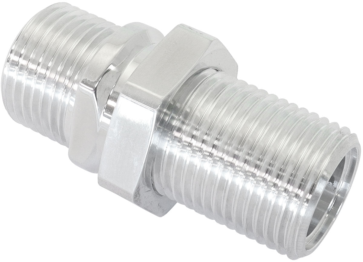 Aeroflow AF88-2013 BILLET BULKHEAD INSERTS #10 ACFITTING BOTH SIDES POLISHED