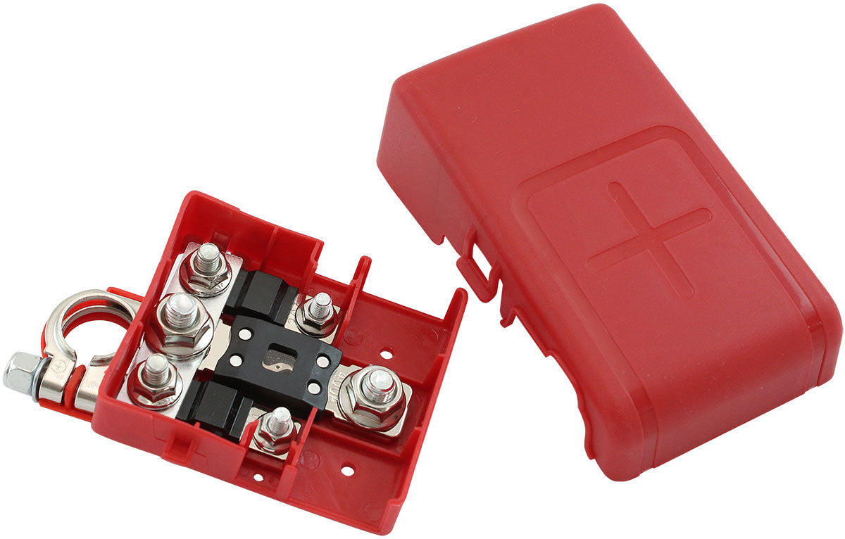 Aeroflow AF49-4058 Fused Battery Terminal Positivred Side Distribution Post