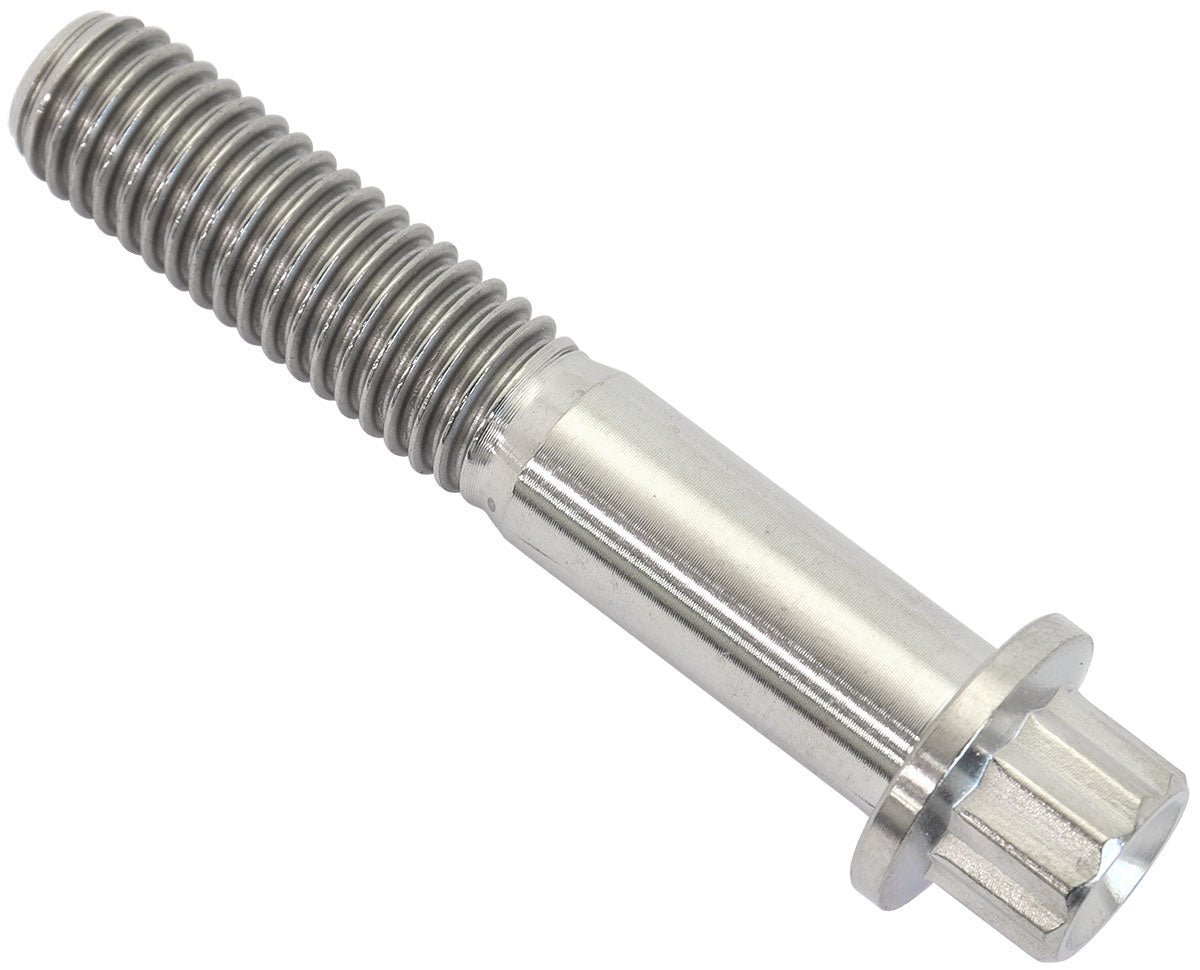 Aeroflow AF3502-1771 M8x1.25 TITANIUM BOLT 45mm UHL12 POINT SINGLE M8 x 1.25mm