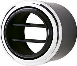 Billet Specialties BS38110 Air Conditioning Vents Aluminum, Polished, 2.5 In. Diameter, Bezel-Style, (each)