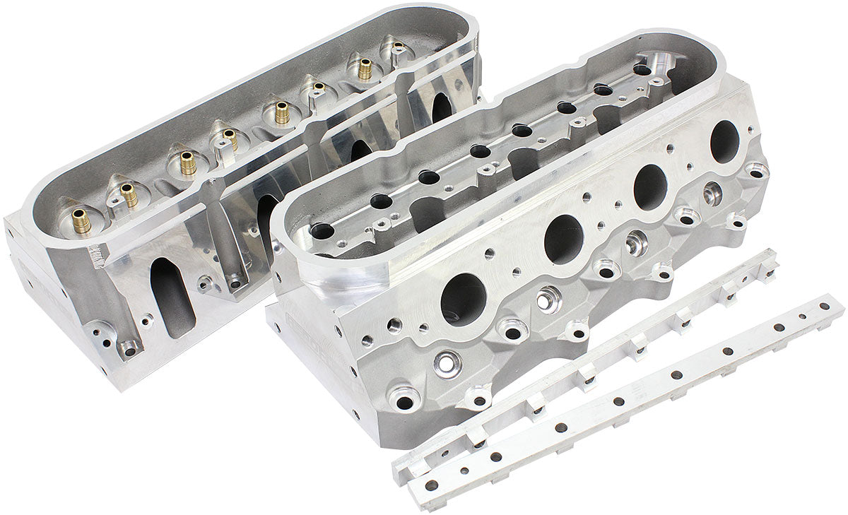 Aeroflow AF95-0406 Gm LS 240Cc Alumin Heads Bare 68Cc Suit 3.90" Bore 6 Bolt Rectangle Port Af 95-0406