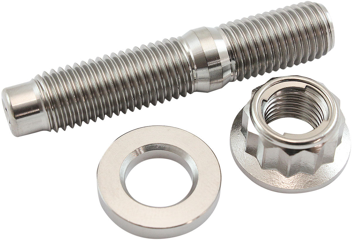 Aeroflow AF55-2013 M10 Titanium Stud Locking Nut Kit M10X1.25mm Header Bolt