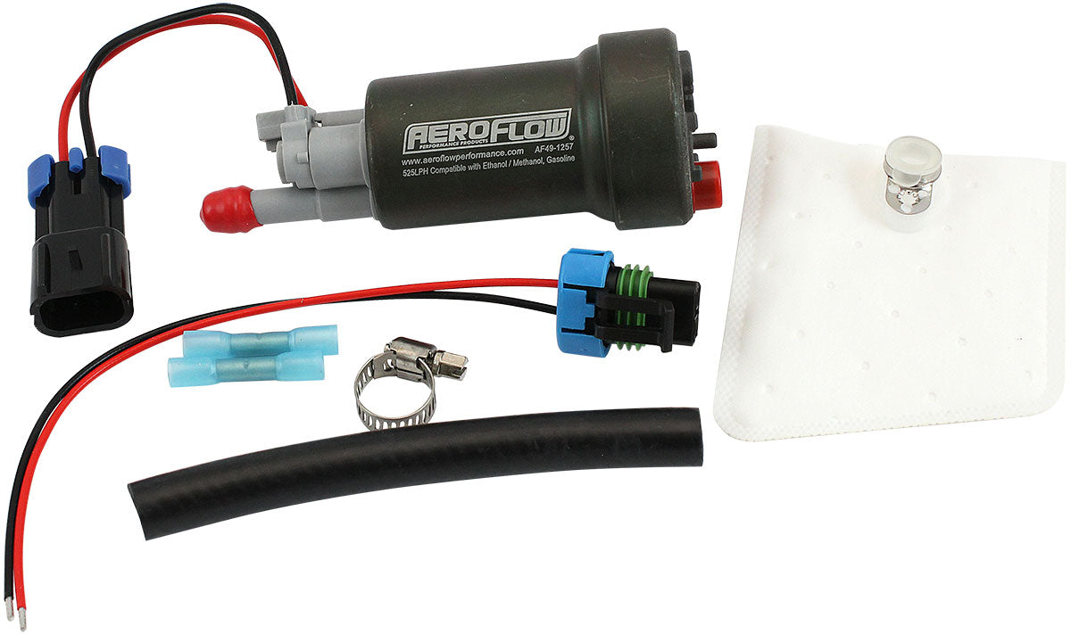 Aeroflow AF49-1257 525Lph E85 Hi Flow Fuel Pump Universa InTank No Check Valvewalbro Aeroflow - AF 49-1257