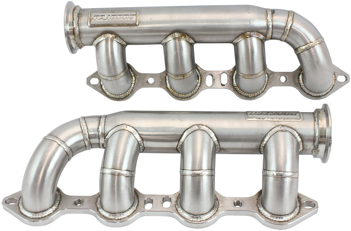 Aeroflow AF8400-2000 Gm Ls Twin S/S Turbo Manifoldspair Forward Facing V-Band