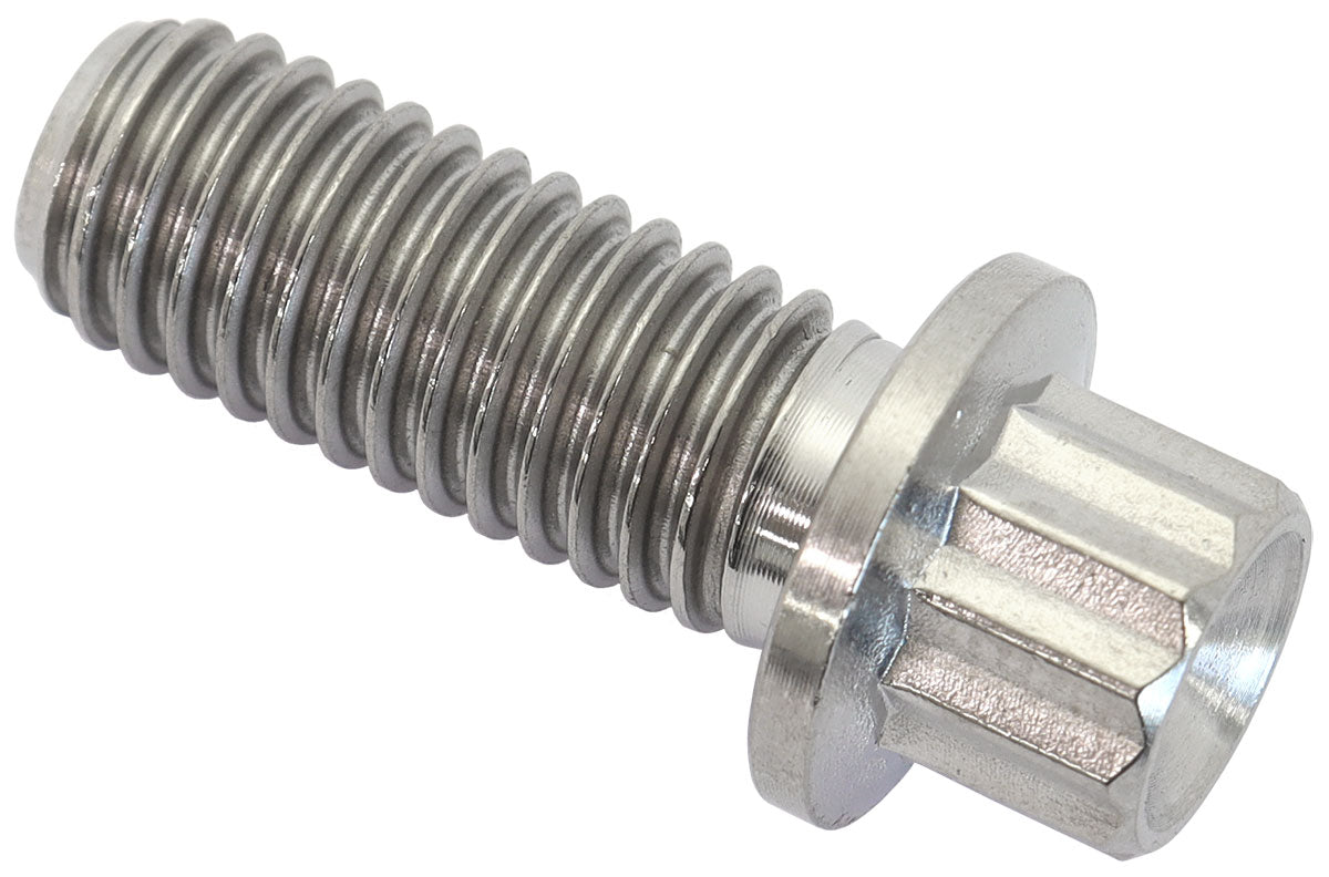 Aeroflow AF3502-0787 M8x1.25 TITANIUM BOLT 20mm UHL12 POINT SINGLE M8 x 1.25mm