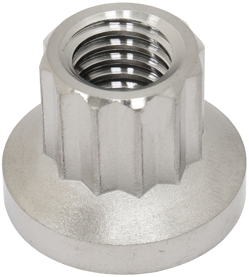 Aeroflow AF3516-0010 7/16" UNC Titanium Nut 12 Point Single 7/16-14"