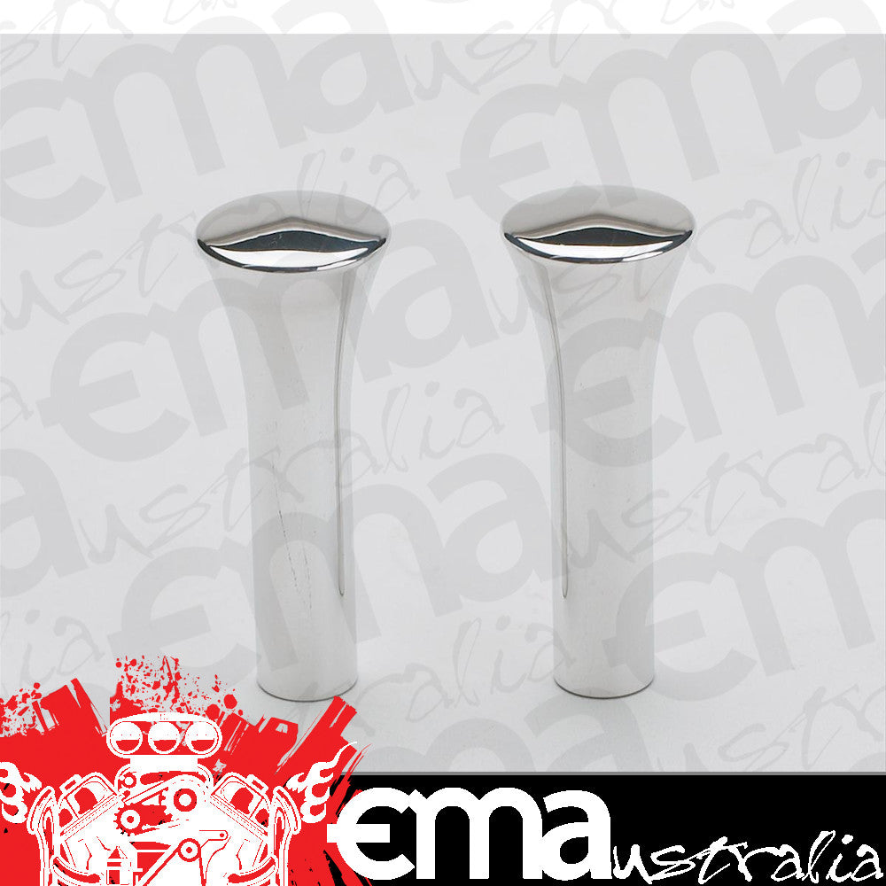 Billet Specialties BS45930 Polished Alloy Door Lock Knobs 1-5/8"L, 6-40 Thread