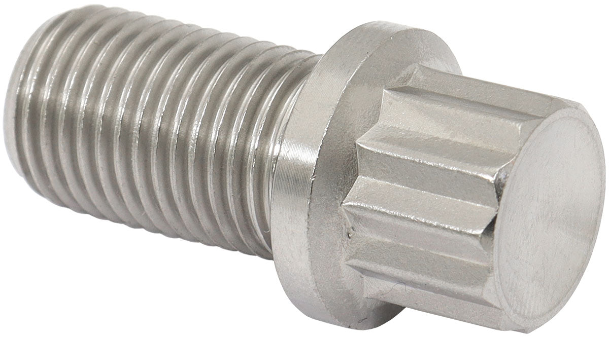 Aeroflow AF3505-0787 M12X1.25 Titanium Bolt 20mm UHL 12 Point Single M12 X 1.25mm