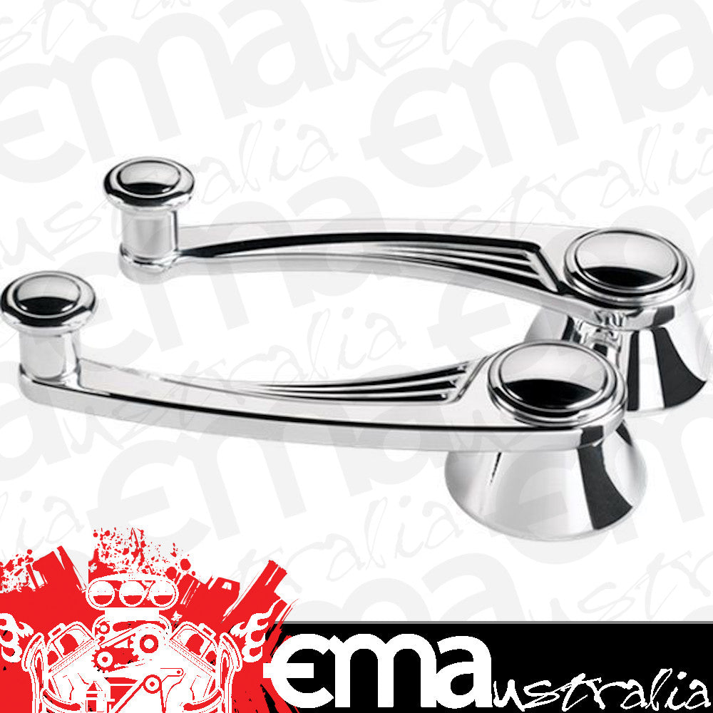 Universal - Suits GM pre 1948 Polished Ball Milled Window Handles suit Billet Specialties BS46425