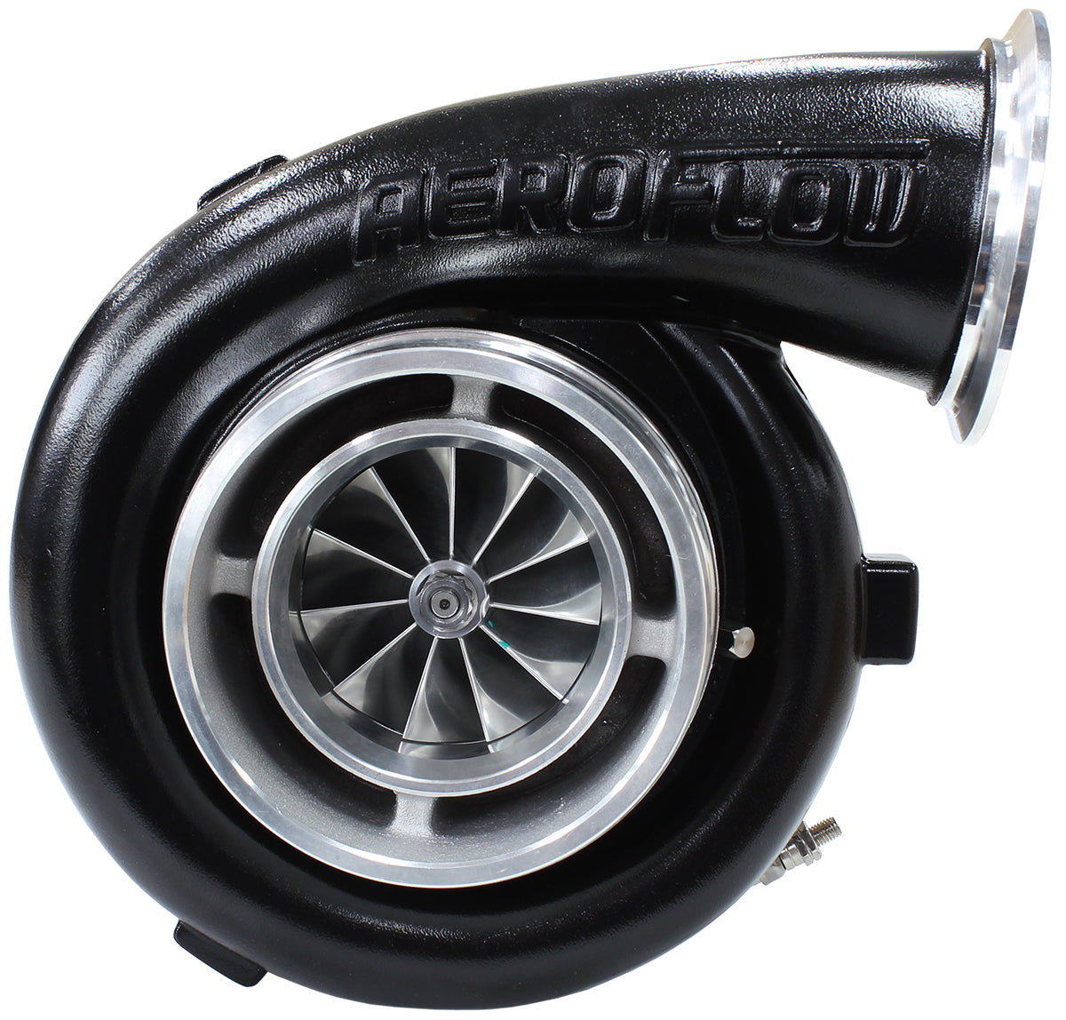 Aeroflow AF8005-4013BLK Boosted 7675 1.16 V-Band VBand Outlet Gtx4202 Black