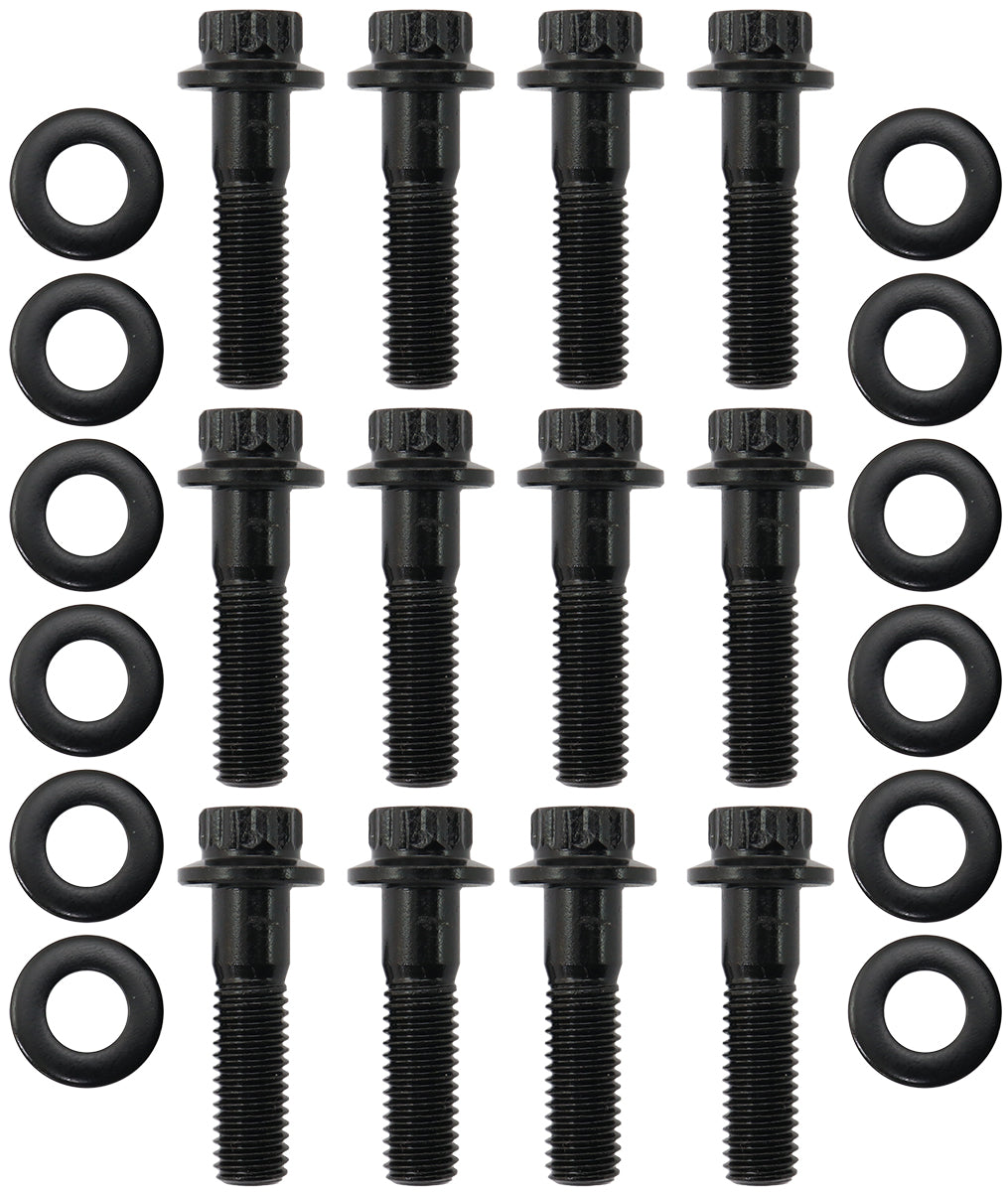 Aeroflow AF37-1013 Gm LS Header Bolts Long Pack 12 M8 1.181" UHL 30mm