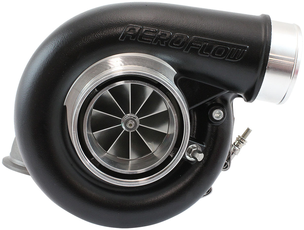 Aeroflow AF8005-4046BLK Boosted 7375 .85 VBand FlANge V-Band Outlet G42 Black