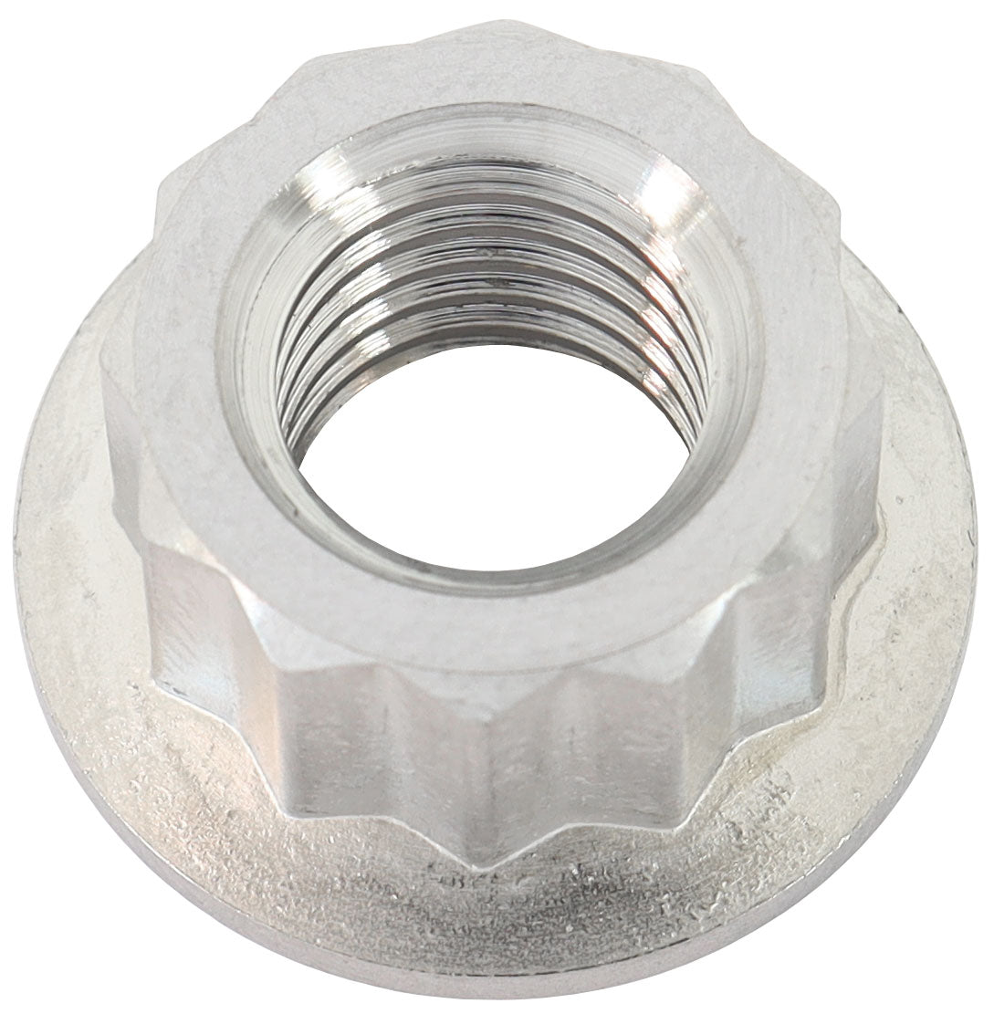 Aeroflow AF3504-0010 M10x1.50mm TITANIUM NUT 12 POINT SINGLE M10 x 1.50