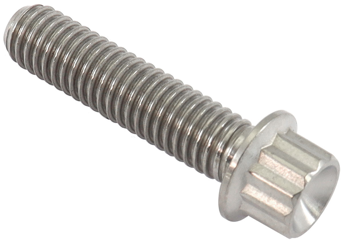 Aeroflow AF3501-0984 M6x1.00 TITANIUM BOLT 25mm UHL12 POINT SINGLE M6 x 1.00mm