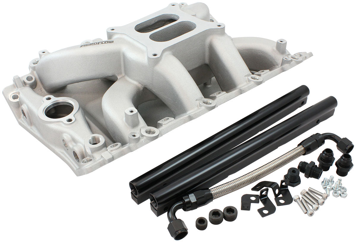 Aeroflow AF6010-4003 Holden 304 EFI Intake Manifolddual Plane Air Gap Natural Vn