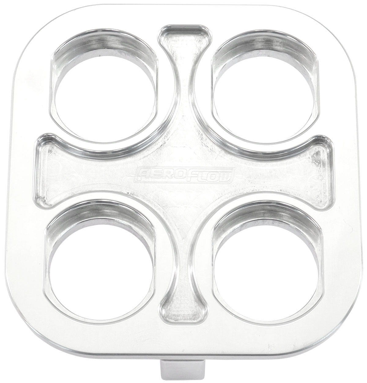 Aeroflow AF88-2022 BILLET BULKHEAD PLATE 4 PORT SQUARE MODULAR UNIVERSAL POL AN AC Aeroflow - AF 88-2021