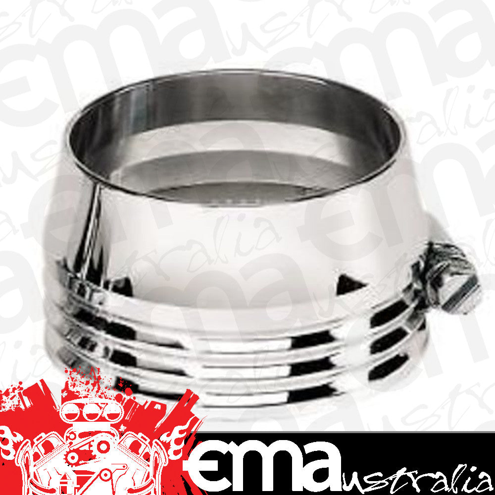 Billet Specialties BS67225 Polished Aluminium Hose Finisher 3/8" Hose