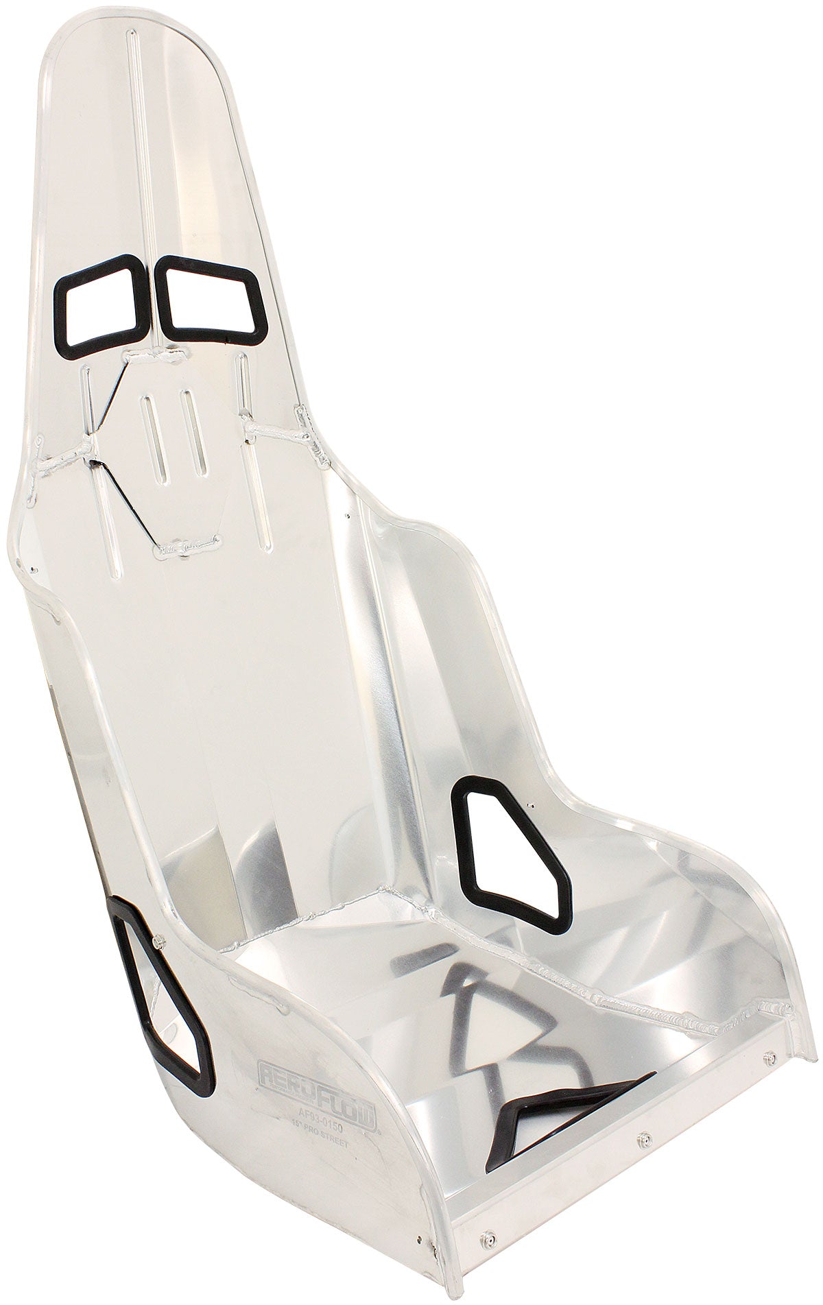 Aeroflow AF93-0150 Pro Street Aluminium Race Seat15' Hip Width Raw Finish