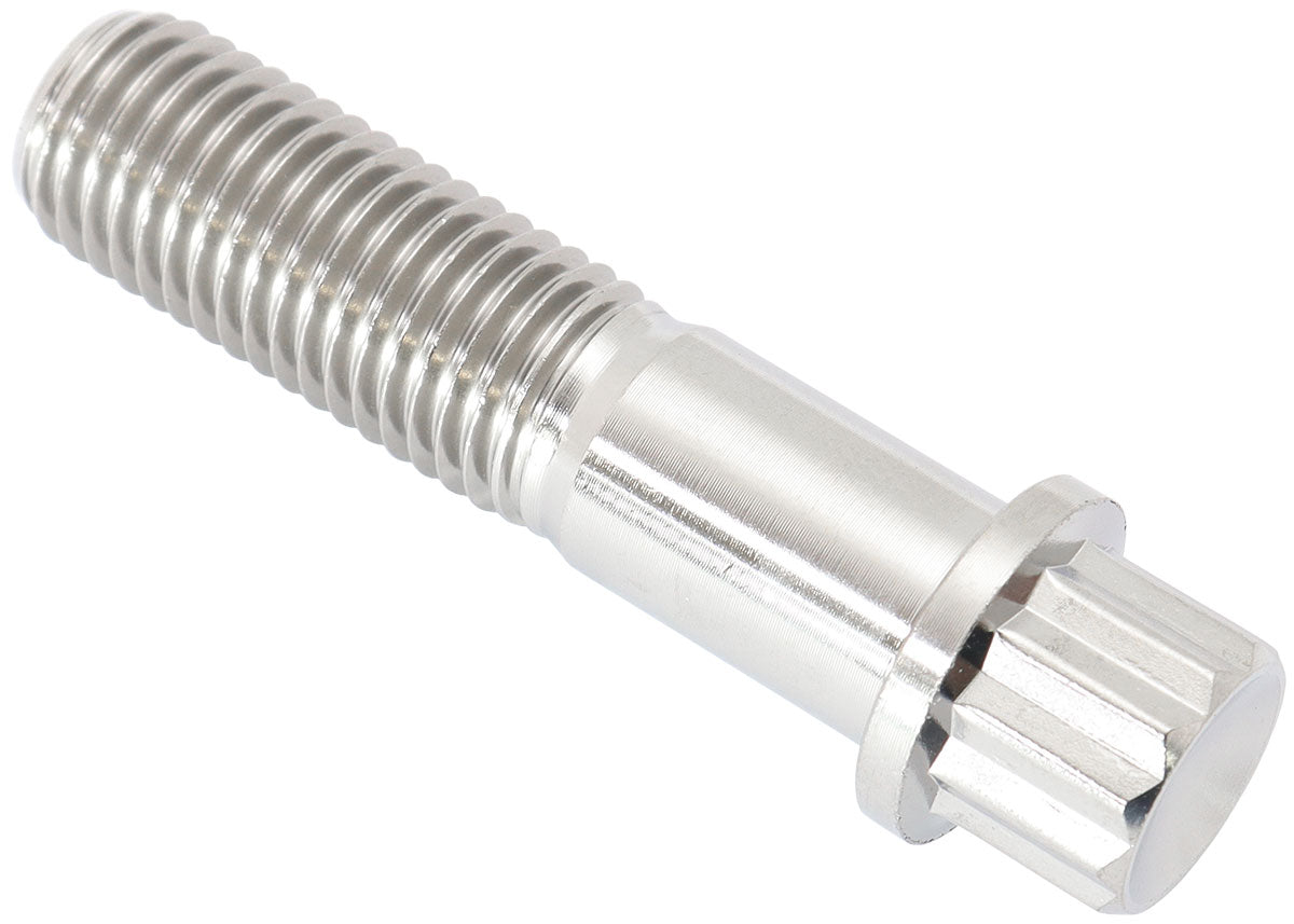Aeroflow AF3503-1574 M10X1.25 Titanium Bolt 40mm UHL 12 Point Single M10 X 1.25mm