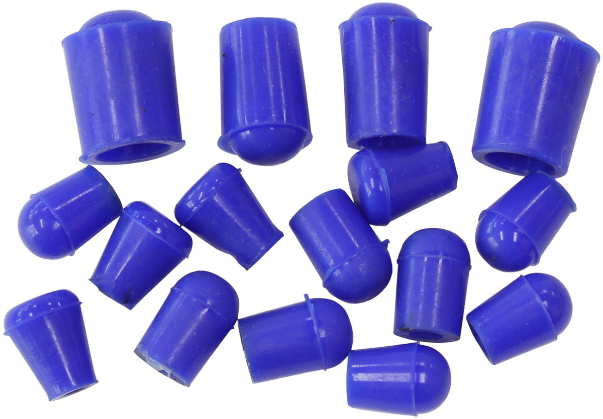 Aeroflow AF9090-016-01 VACCUM BLANK OFF PLUG METRIC BLUE 16 SILICONE CAP BLOCK