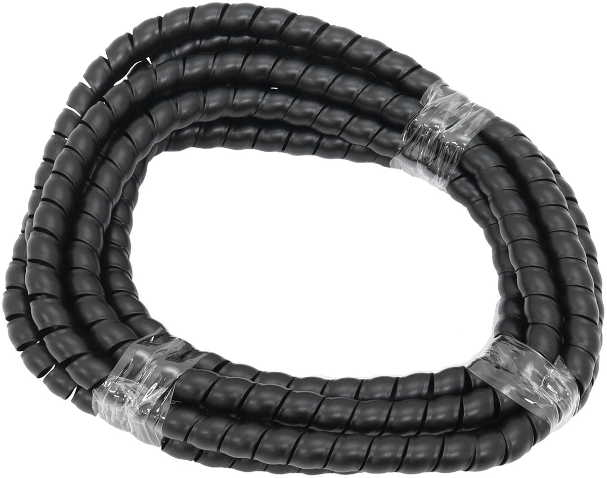 Aeroflow AF91-9800 6mm I.D Spiral Wrap Cover Braided Hose Wire 1 Meter Black Aeroflow - Af 91-9800