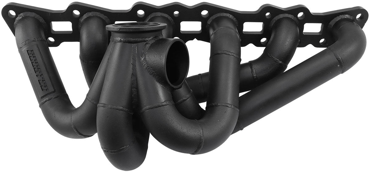 Aeroflow AF8207-4000 for Nissan RB20, RB25 & RB26 V-Band Turbo Manifold Suits High Mount GT30-GT35 Turbo, with 50mm External Wastegate Flange