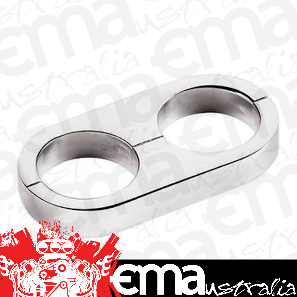 Billet Specialties BS68820 Polished Alloy Hose Separator 2 X 1.015" Holes
