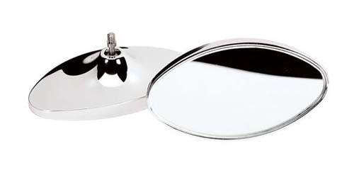 Billet Specialties BS73520 Polished Billet Alloy Oval Side View Mirror Head