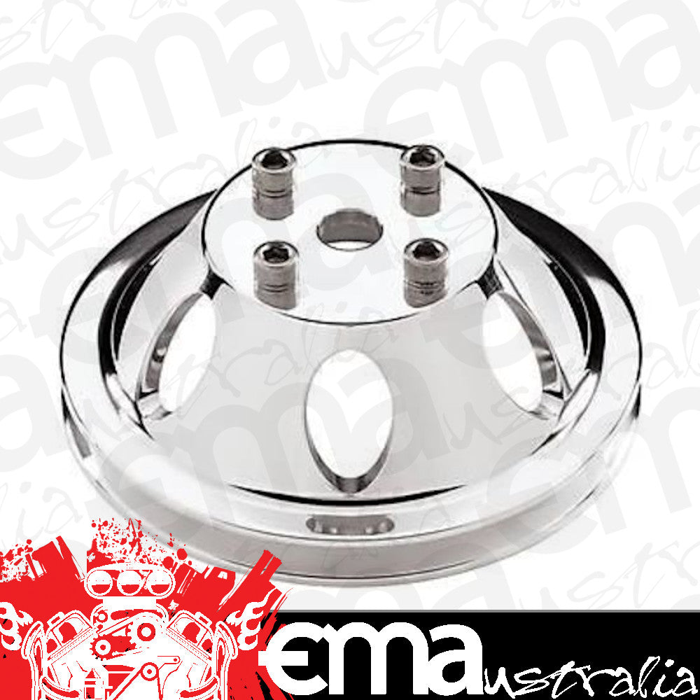 ChevBig/Small Block V8 Single V Long Water Pump Pulley Chev BB SB 6.438" Billet Specialties BS78110