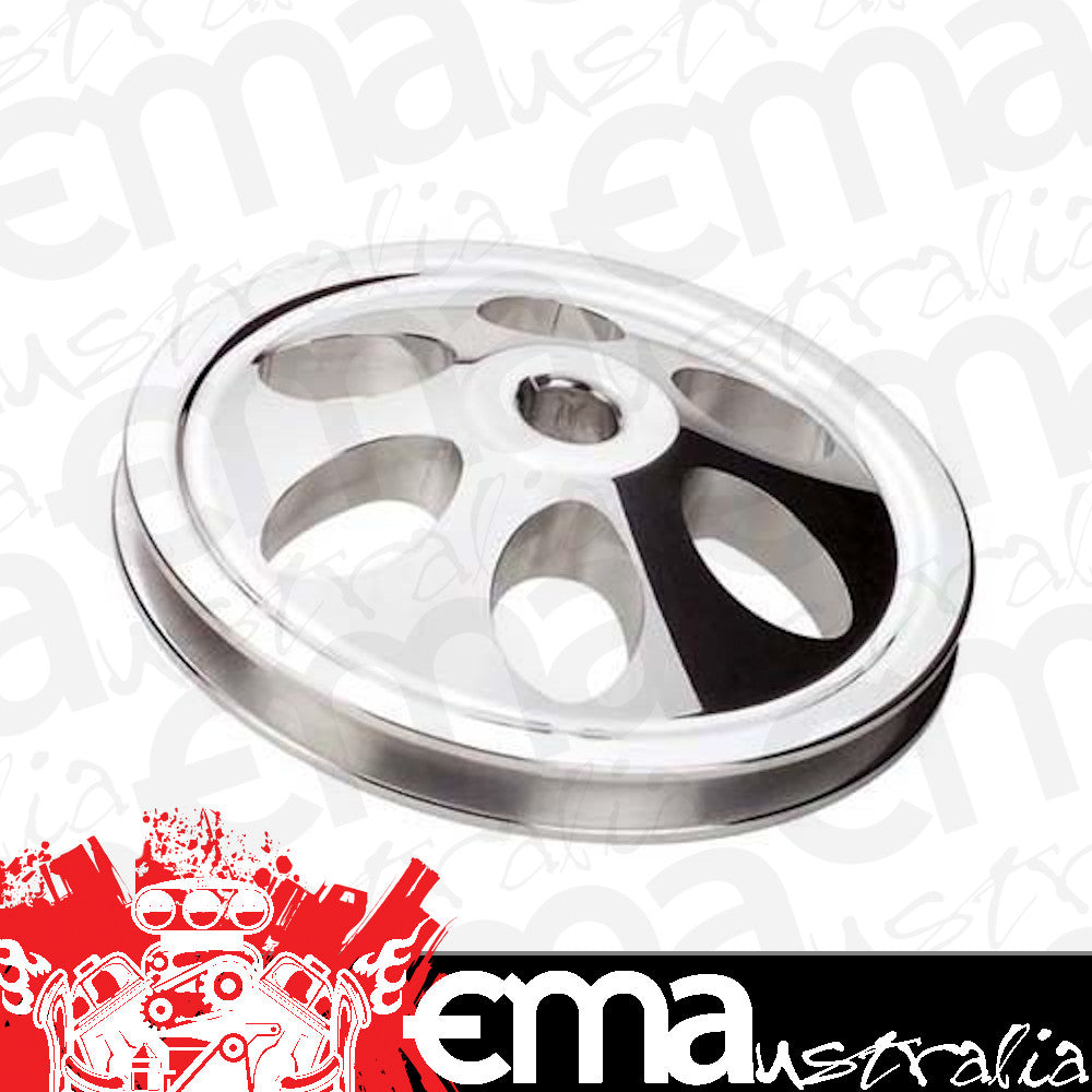 1966-74 Saginaw Power Steer Pumps Keyway Steering Pulley 1 Groove Billet Specialties BS86120
