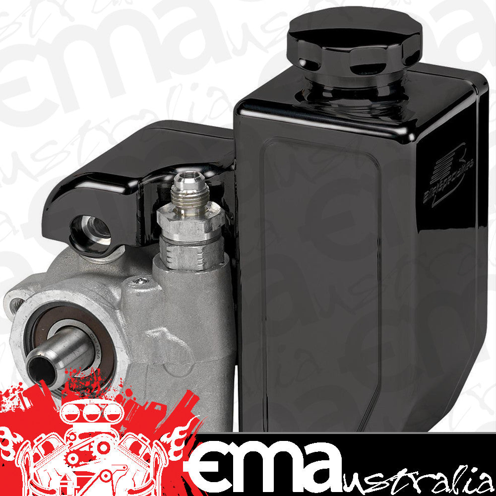 Billet Specialties BSBLK7793 Billet Power Steering Reservoir 250Ml Black